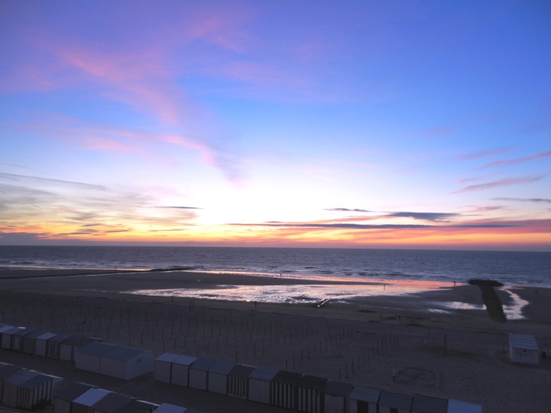 wenduine zee zonsondergang augustus 2011